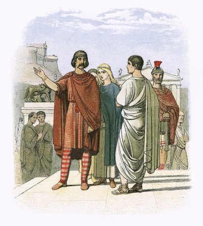 Caractacus at Rome in AD 52 by James William Edmund Doyle